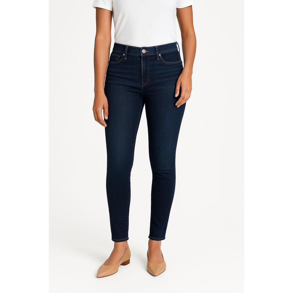 J.Crew Womens 31 Jeans Blue High Rise 9"Rise Skinny Dark Wash 5Pocket Modern
